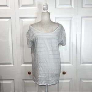 Des Petits Hauts Light Blue Short Sleeve Blouse